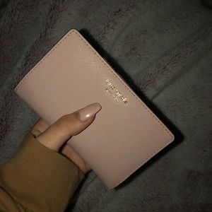 kate spade baby pink wallet